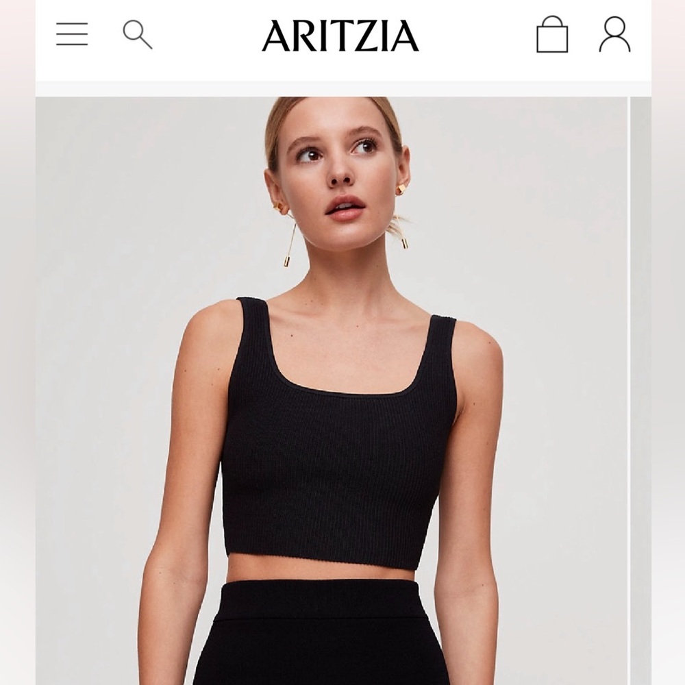 Aritzia Babaton Knit Crop
